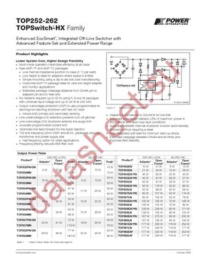 TOP257EN datasheet  